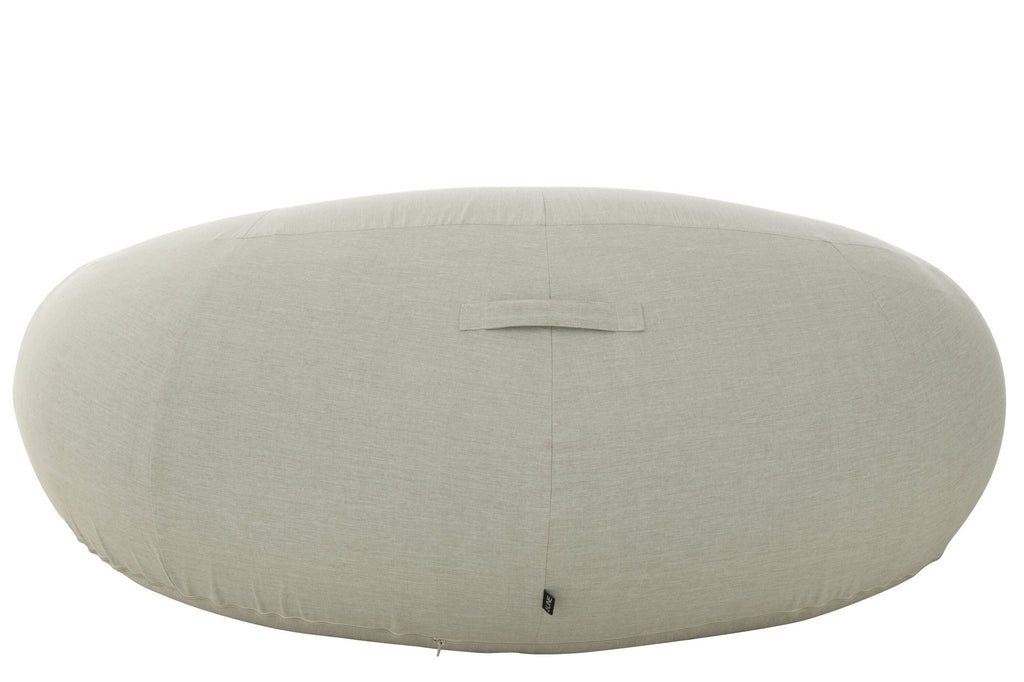 J-Line Matras Donut Polyethyleen Grijs