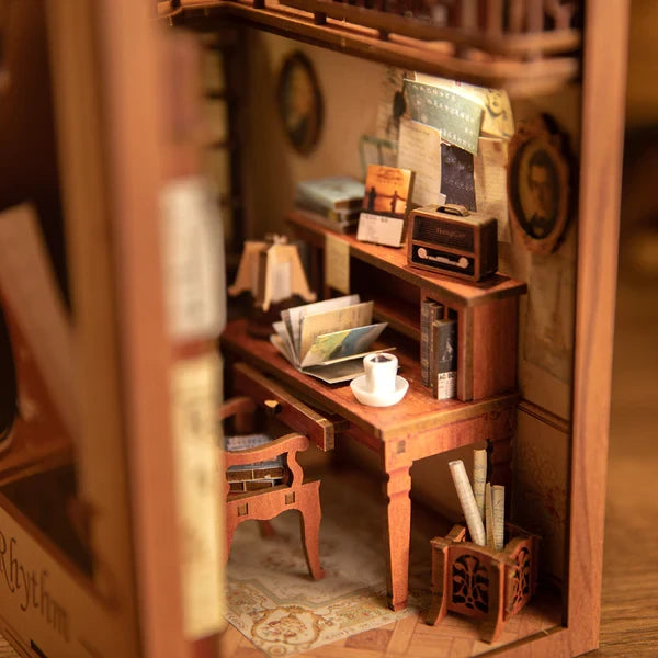 Cutebee, DIY Booknook, The Secret Rhythm, SZ03B, 18x11x23cm
