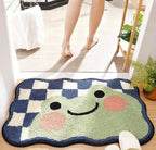 Kikker Superzachte anti-slip superabsorberende microvezel 2000 GSM-mat 50x80 cm, verpakking van 1 | Badkamer Slaapkamer Keuken Deur Vloermat
