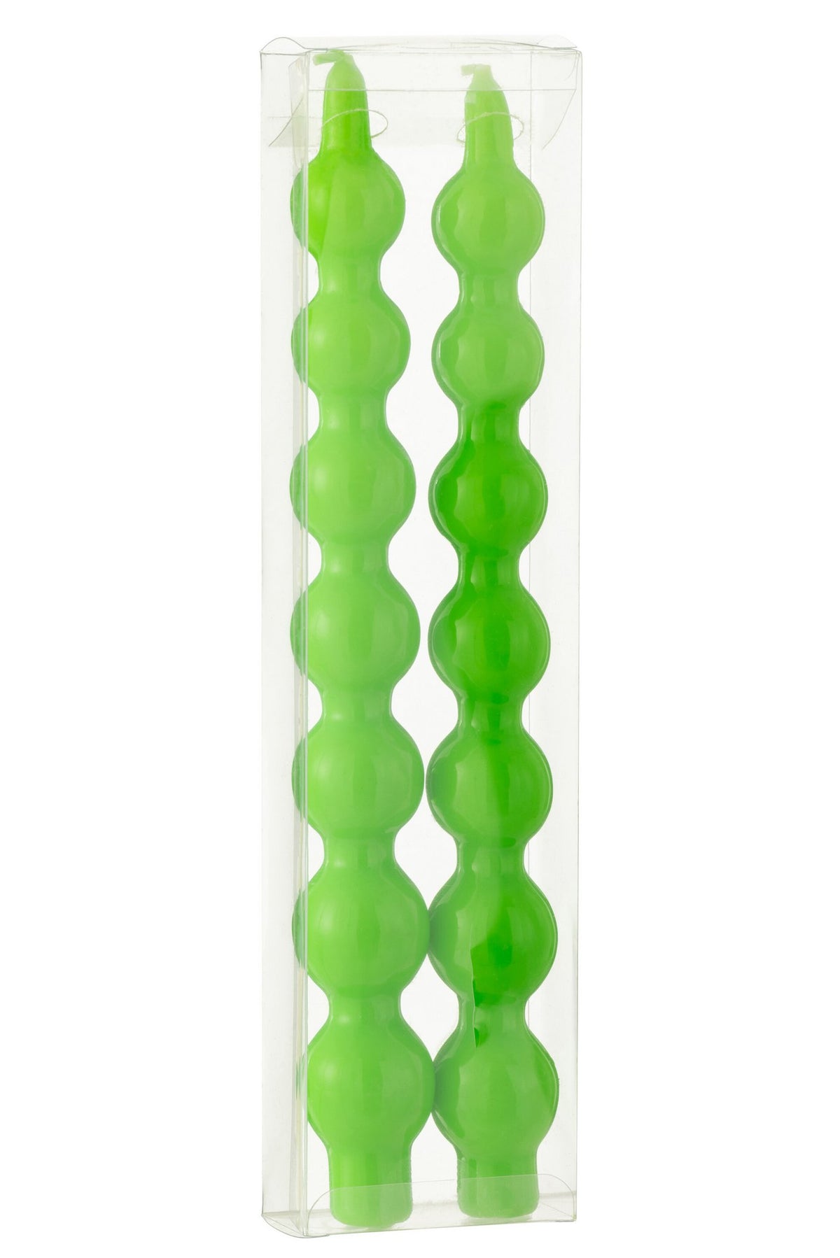 J-Line kaars Kalebas - groen - 5U - doos van 2