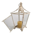 Lantaarn 26x26x47 cm Beige Metaal