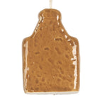 Kersthanger Huis 4x4x6 cm Bruin Keramiek