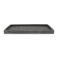 Zeepbakje 27x15,5xH2cm antracietgrijs Suds