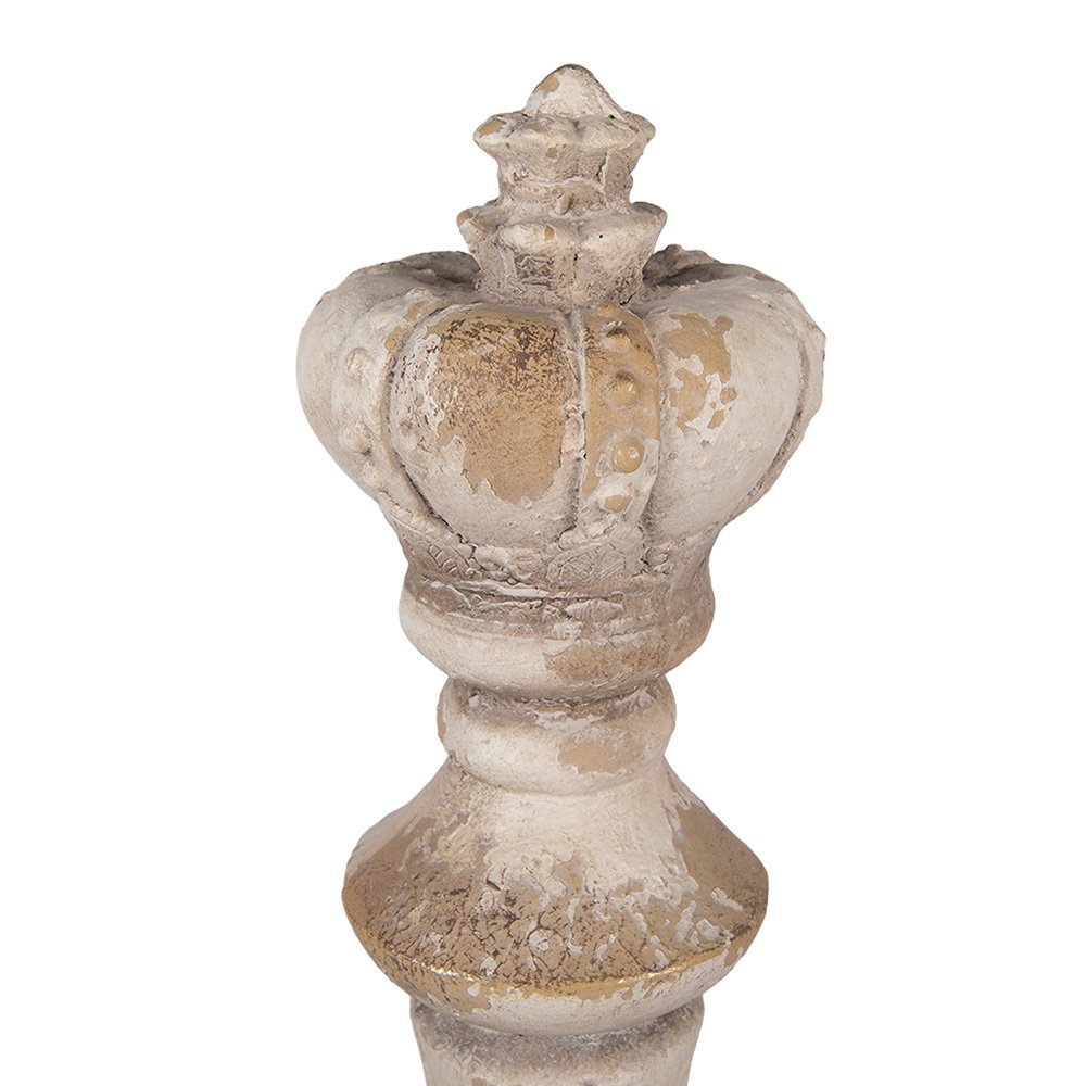 Decoratie Ornament Ø 17x51 cm Beige Keramiek