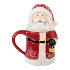 Mok Kerstman 450 ml Rood Keramiek