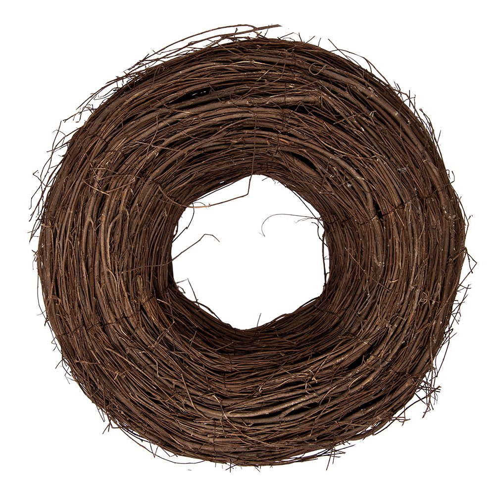 Krans Ø 40x12 cm Bruin Rotan