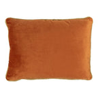 Half kussen fluweel goud oranje 35x45cm