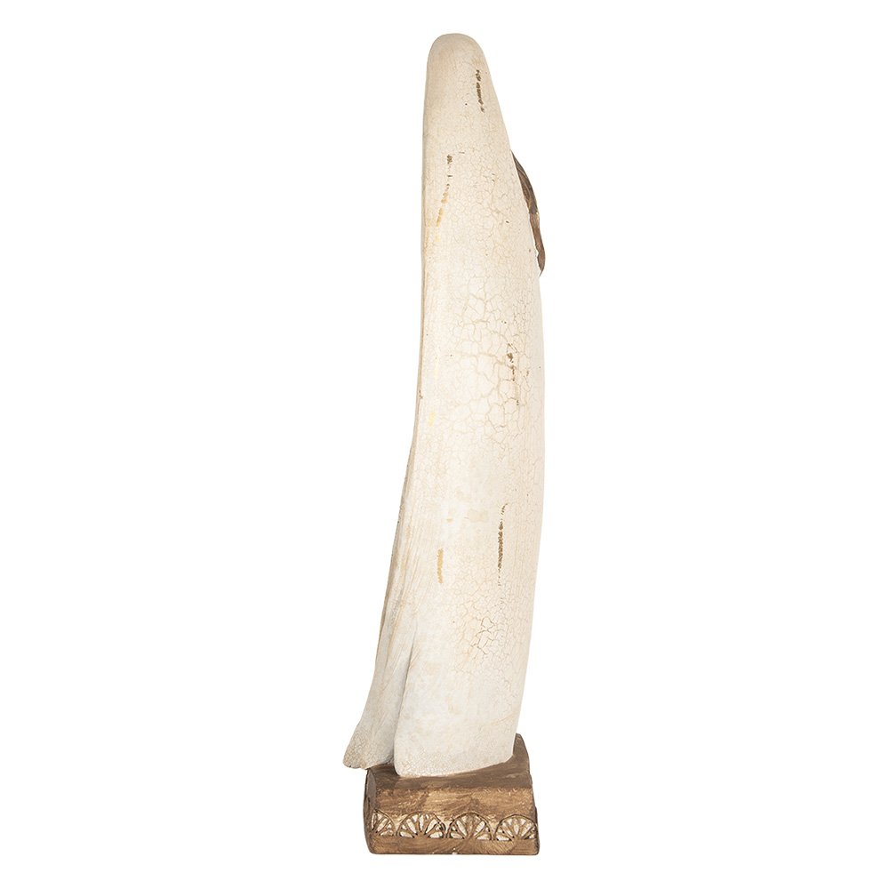 Kerstdecoratie Engel 19x10x40 cm Beige Kunststof