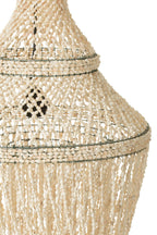 J-Line lampenkap Diasy - steen/schelpen - naturel