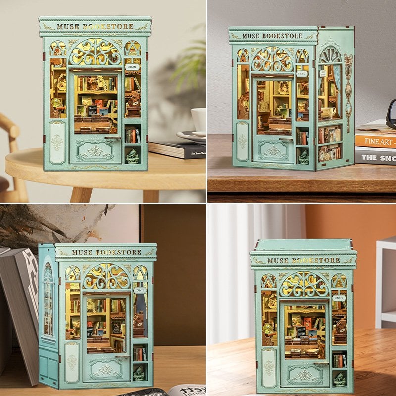 Cutebee, DIY Booknook, Muse Bookstore, BJAA201,12,5x10,5x17cm