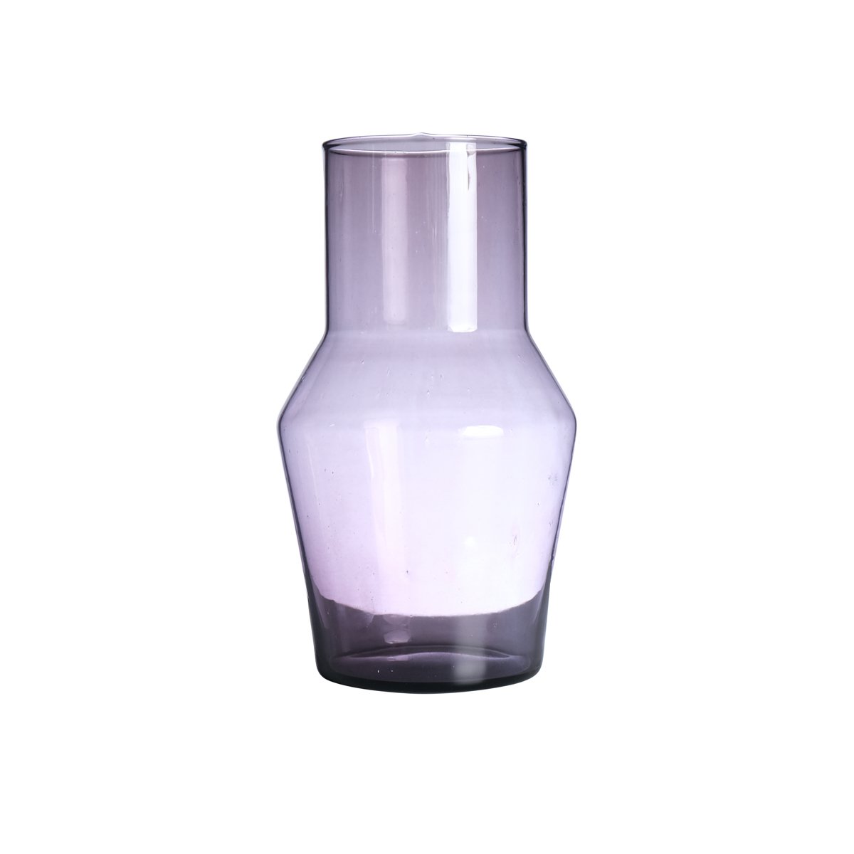Evie mondgeblazen Gerecycled Vaas paars h30 d19