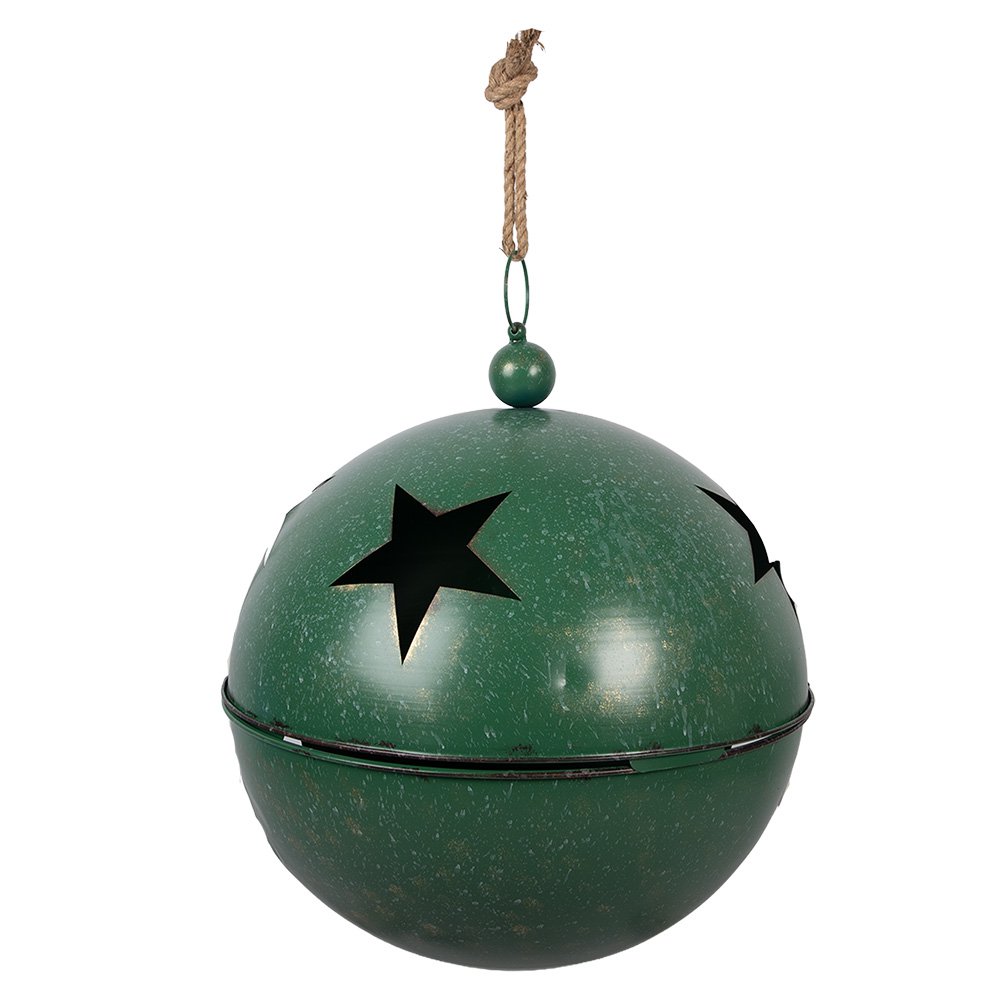 Kerstdecoratie Beeld Kerstbal Ø 60 / Ø 50 / Ø 40 cm Groen Metaal