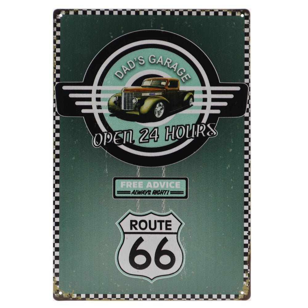 Papa's Garage Retro Wandbord 30x20