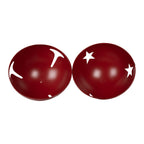 Kerstdecoratie Bel Ø 62 / Ø 52 / Ø 42 cm Rood Metaal