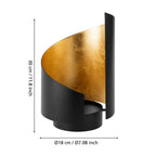Windlicht Ambondrona Goud 18x30cm
