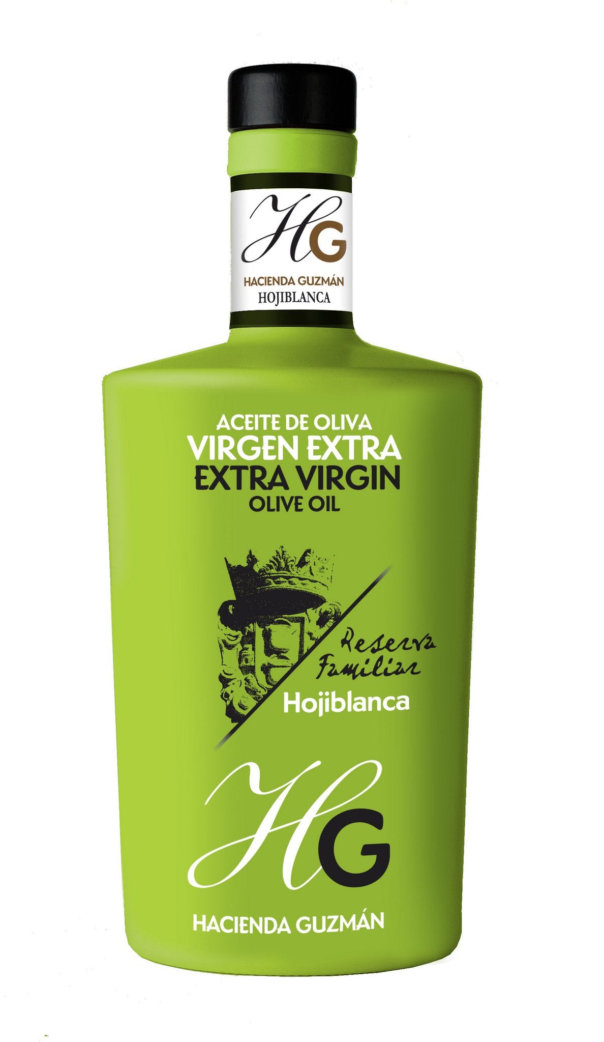 Hacienda Guzman - Olijfolie Hojiblanca - Groene Fles 500 ml - BIO