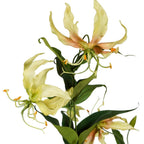 Gloriosa kunstmatige spray 75 cm geel