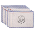 Placemats Set van 6 48x33 cm Beige Katoen Haan Tafelmat