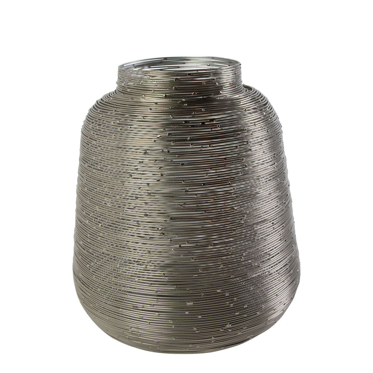Lantaarn Ijzer kira zilver h20 d18cm