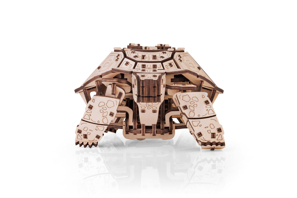 Eco Wood Art (EWA) 3D Mechanische Puzzel Schildpad/ Turtle, 976, 22,3x16,5x11,6cm