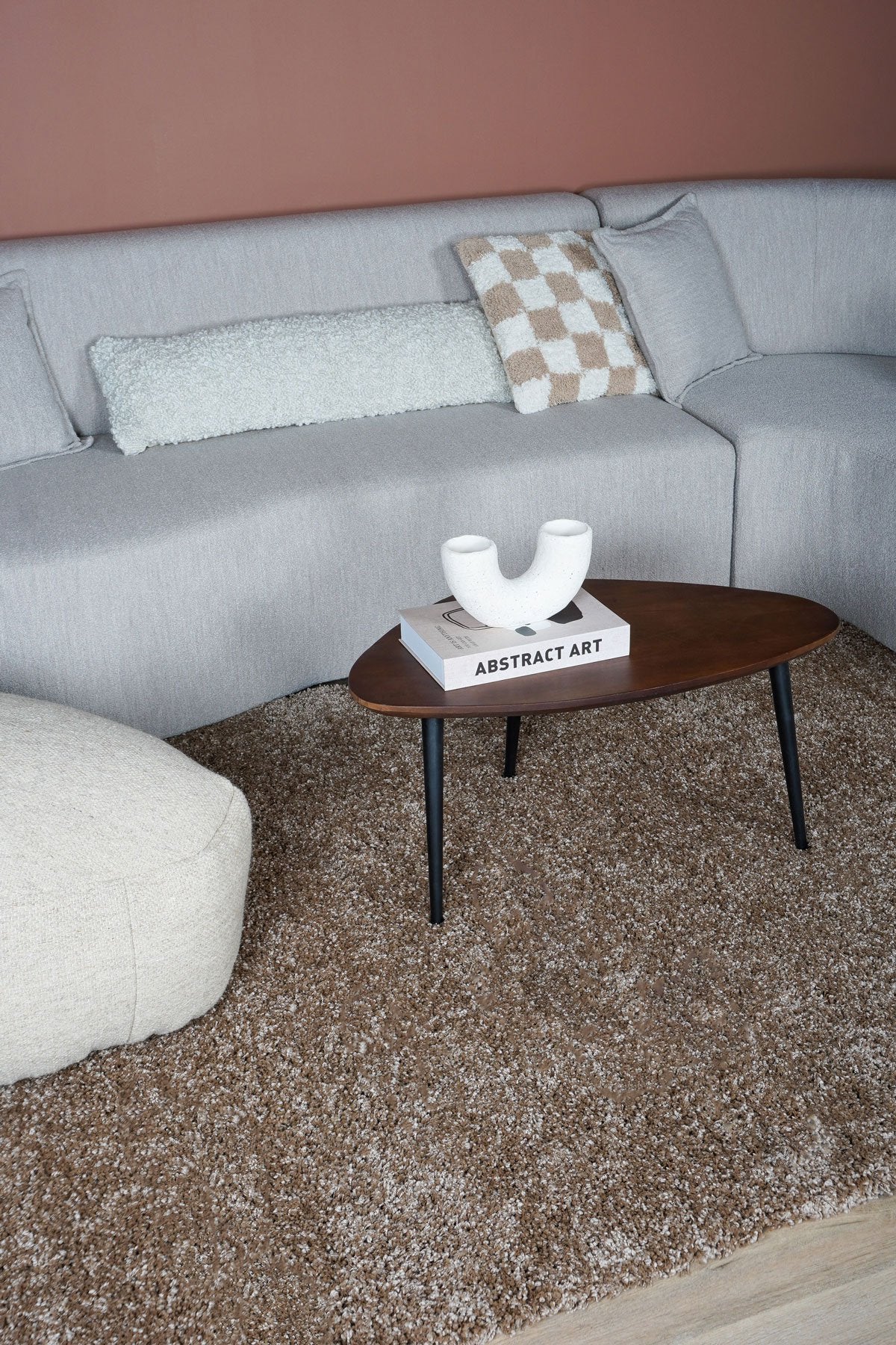 Karpet Milano Bruin 80 x 300 cm