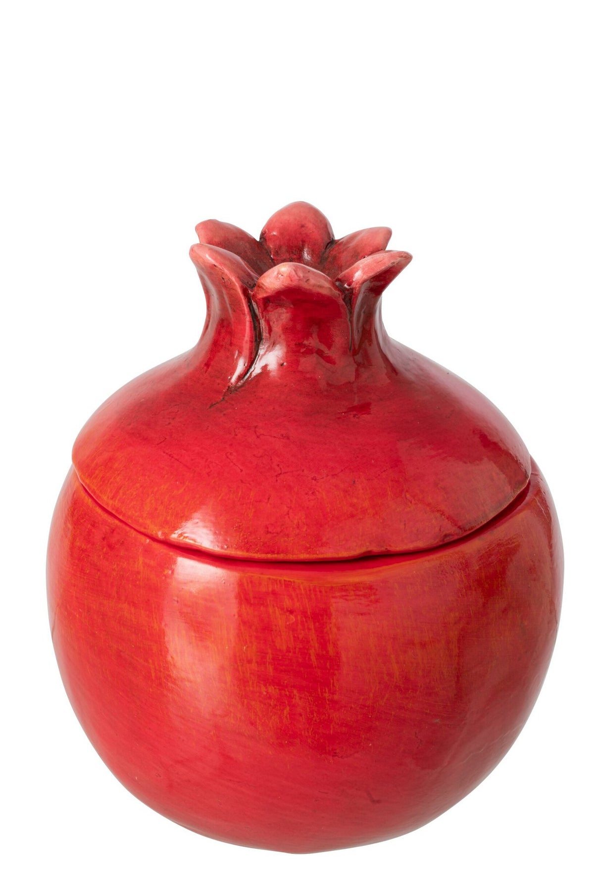 J-Line voorraadpot Granaatappel - keramiek - rood