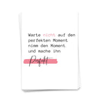 Wacht niet op het perfecte moment - ansichtkaart 10 set