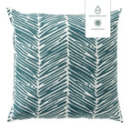 Dutch Decor Dean - Buitenkussen 45x45 cm - Alsemgroen - Groen, wit