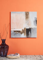 Schilderij Alaminos Roze 100x100 cm