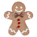 Sierkussen Gingerbread man 35x40x4 cm Bruin Polyester