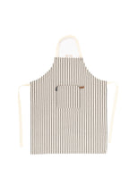 Apron Sherlock Cable - 68x85 cm, black/white