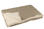 J-Line Plaid Strepen Stiksel Katoen/Polyester Grijs