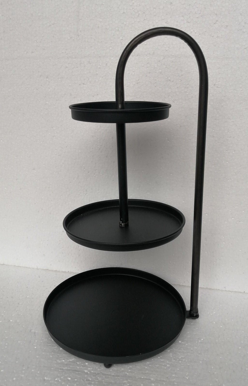 Metalen dienblad zwart