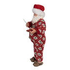 Beeld Kerstman 28 cm Rood Kunststof Beld Kerstmis