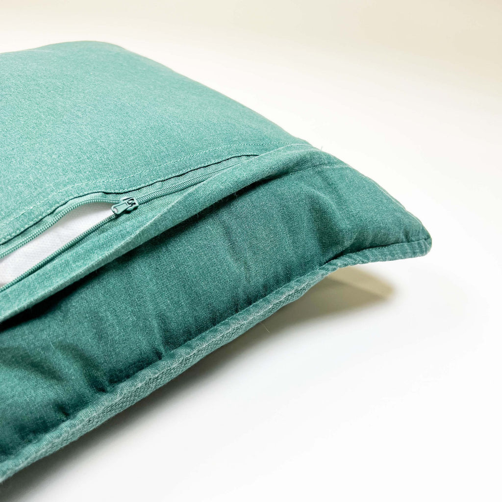 Nederlands decor Bowie - Cushion 45x45 cm - gewassen katoen - SageBrush Green - Green
