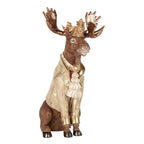 Decoratie Beeld Hert 36x40x63 cm Bruin Kunststof