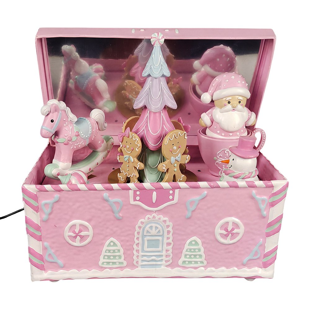 Muziekdoosje Roze Kunststof