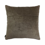 Roos Borduurkussen taupe 45x45cm