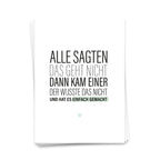 Iedereen zei dat dat niet werkt - ansichtkaart 10 set
