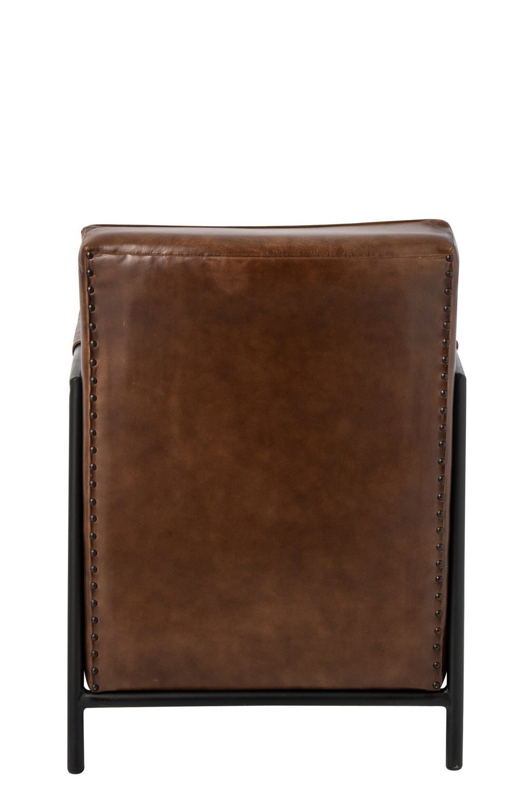 J-Line Fauteuil - leer - bruin