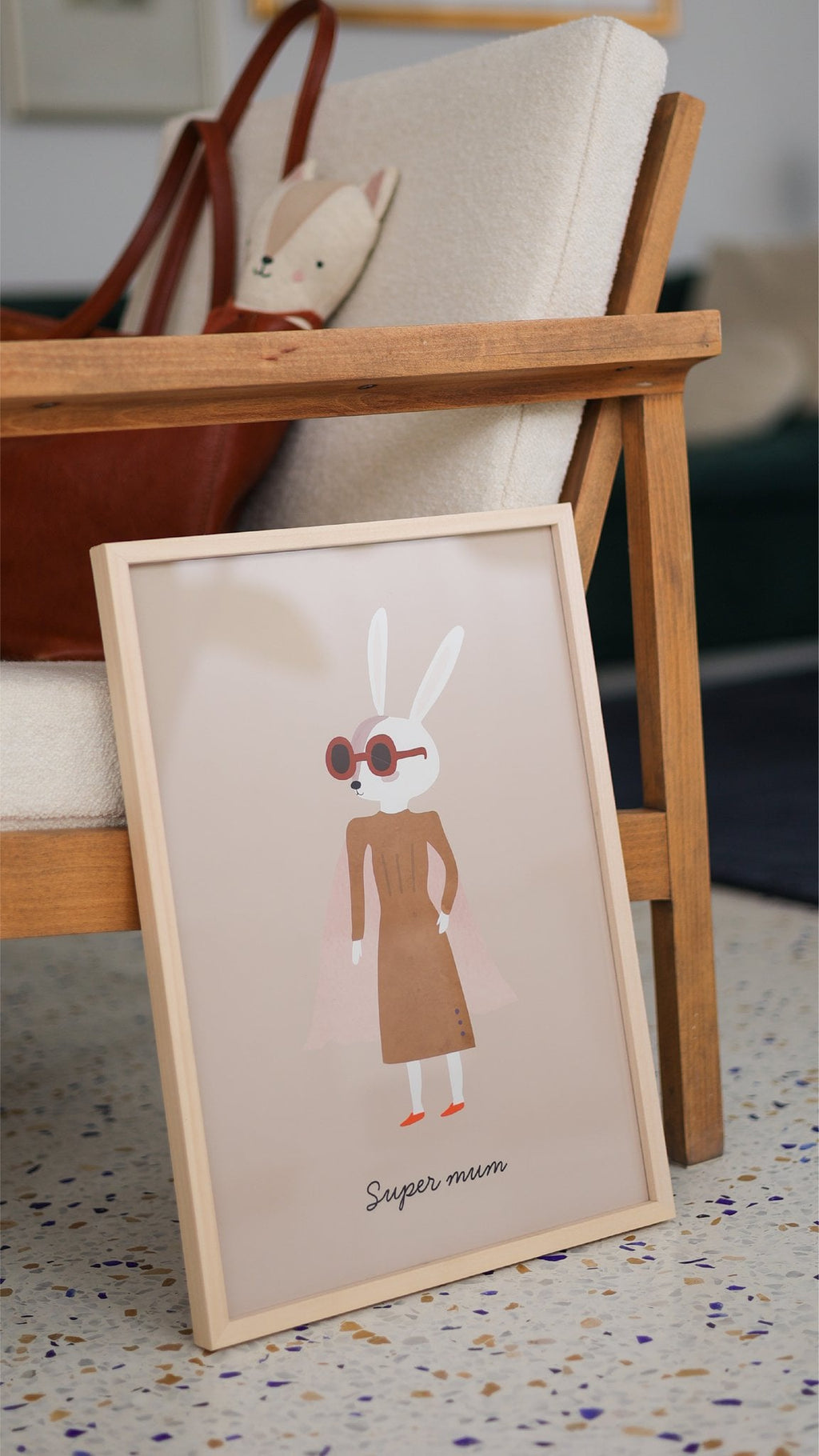 Super Mum-poster, ecopapier en verpakking