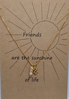 Ketting snake met bedeltje en edelsteen hanger