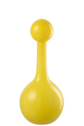 J-Line decoratie Fles Ubi - glas - geel - S