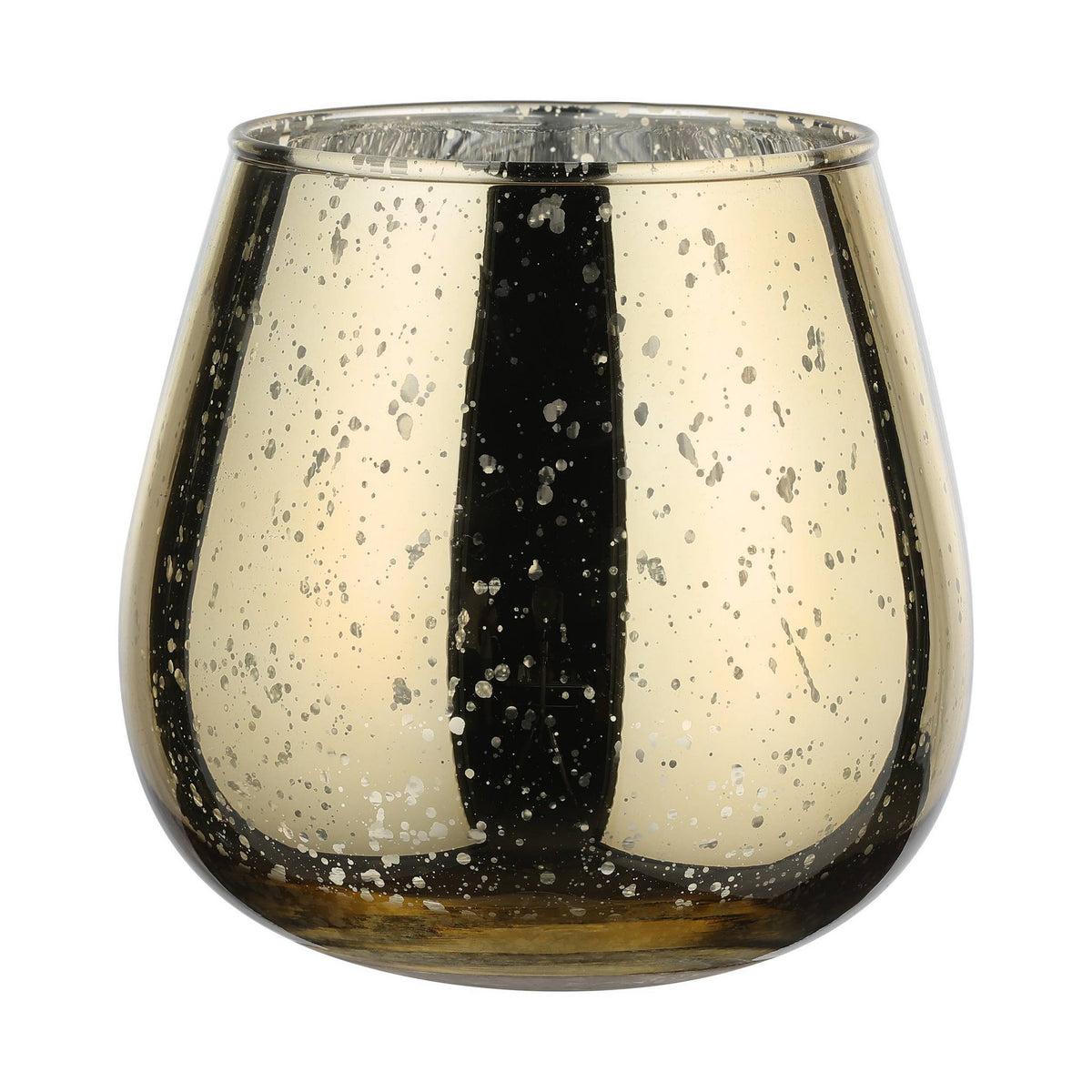 T-lichthouder Bezamby Goud 14x14cm