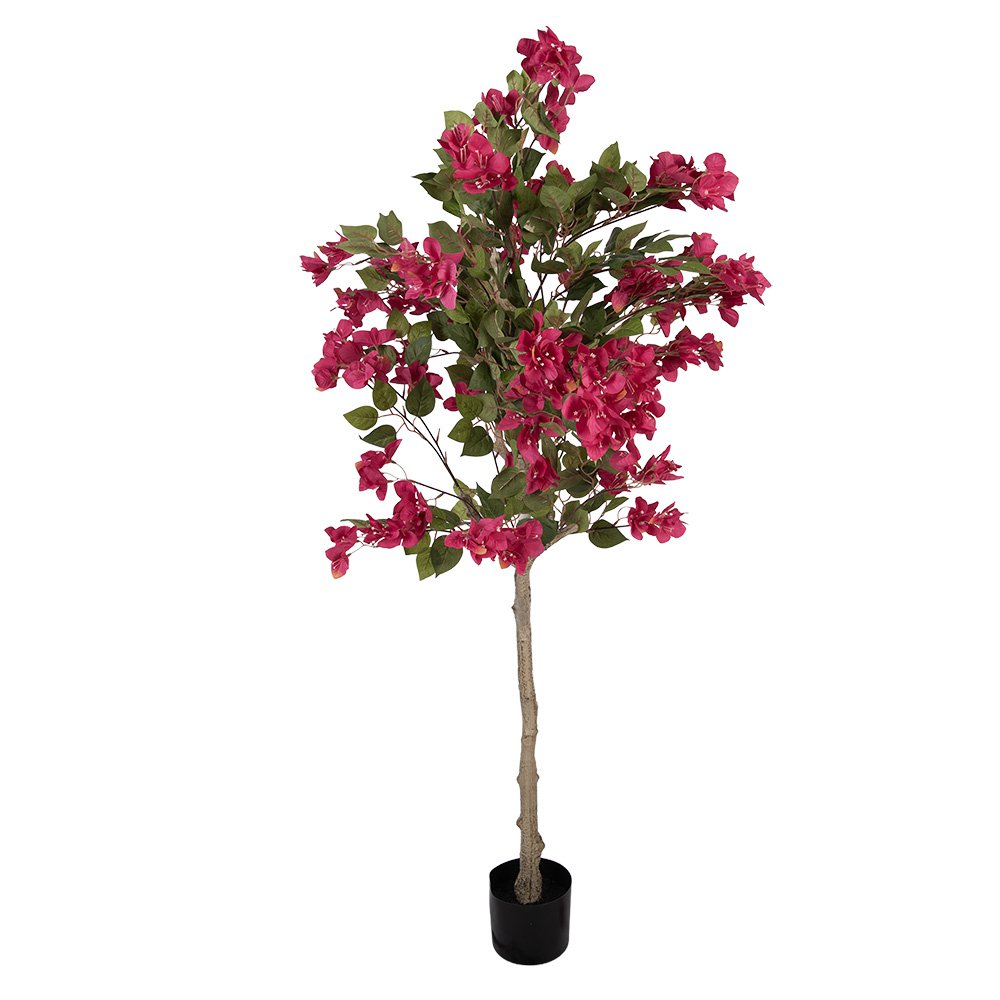 Kunstboom Bougainvillea 55x55x130 cm Roze Kunststof