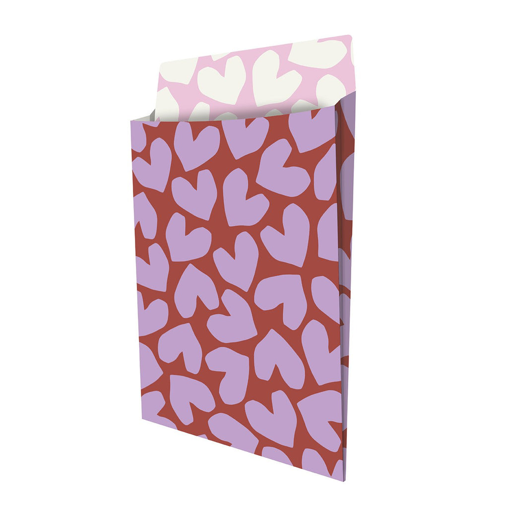 XL Solo Hearts Summer '26 - Tijdschriftenzakken – 25×34+4cm 100st