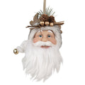 Kersthanger Kerstman 10x9x28 cm Wit Kunststof