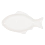 Kom Vis 125 ml Wit Keramiek