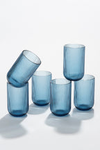 Merlot drinkglas blauw