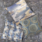 150 Pillow Velvet Mumbay Circles